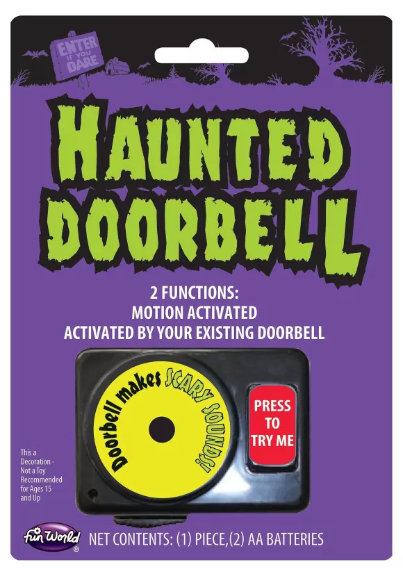 Cheap Fun World Haunted Door Bell