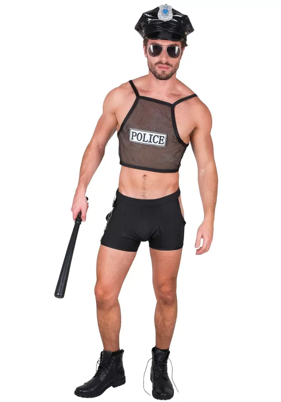 Cheap Karnival Costumes Hot Cop Costume For Men