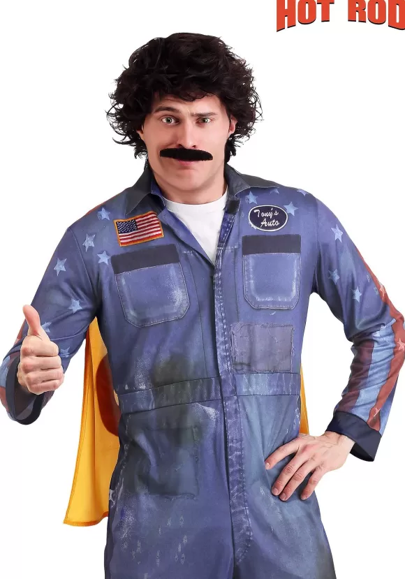 Best Sale FUN Costumes Hot Rod Rod Kimble Wig And Mustache