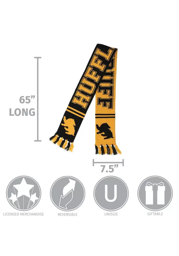 Fashion FUN Costumes Hufflepuff Reversible Winter Knit Scarf