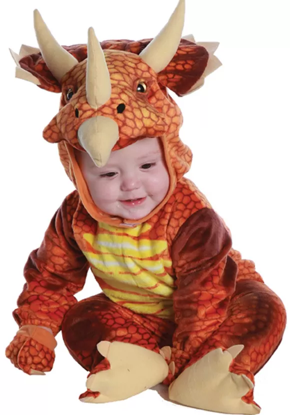 Store Underwraps Infant/Toddler Rust Triceratops Costume