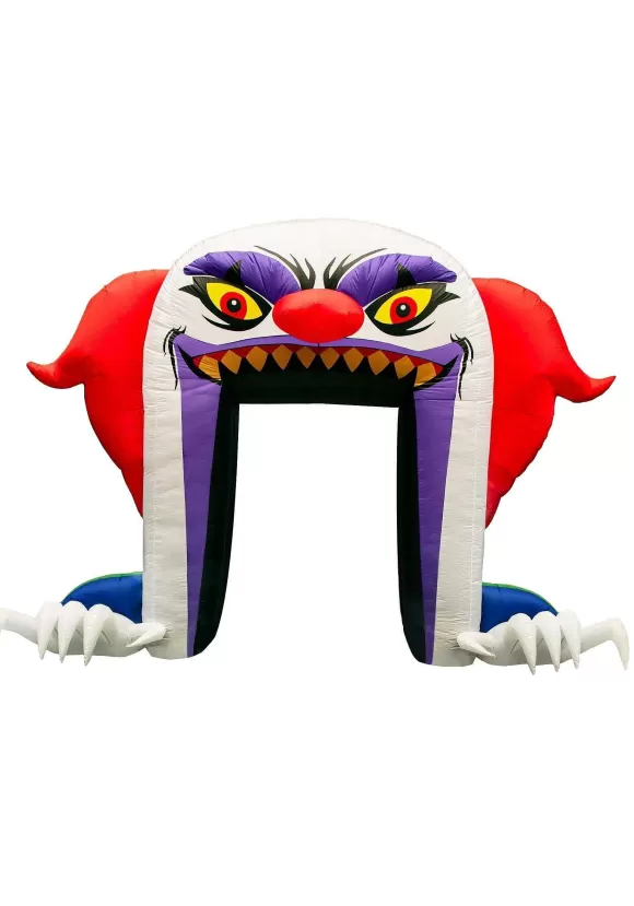 Hot FUN Costumes Inflatable Evil Clown Archway Decoration