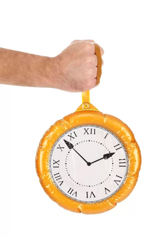 Outlet FUN Costumes Inflatable Yellow Clock Costume Necklace