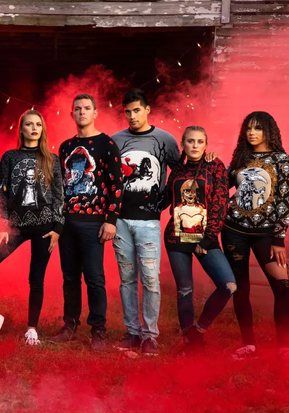 Hot FUN Wear It (2019) Pennywise Adult Halloween Sweater