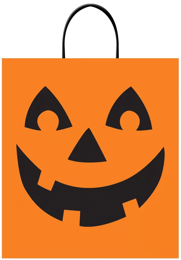 Sale Amscan Jack O Lantern Treat Bag