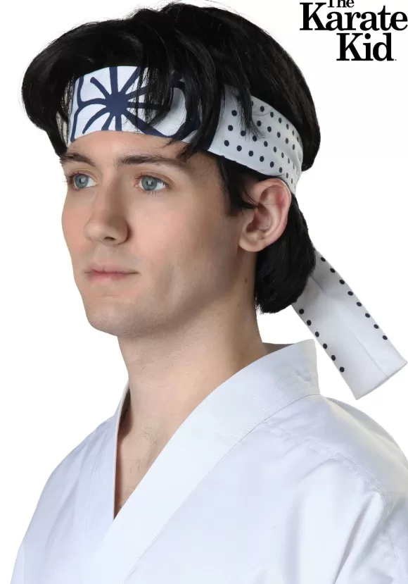 Cheap FUN Costumes Karate Kid Daniel San Wig For Men