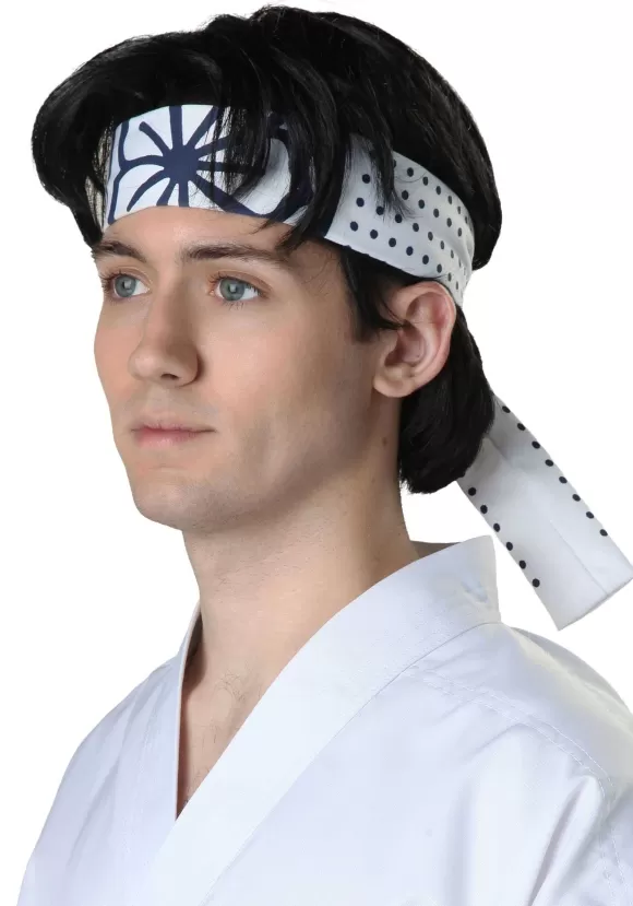 Cheap FUN Costumes Karate Kid Daniel San Wig For Men