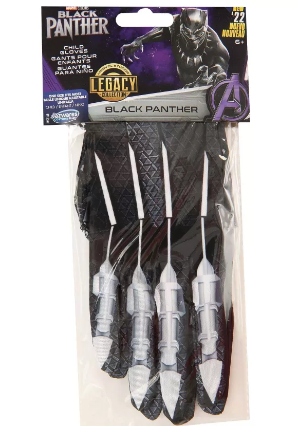 Online Jazwares Kid'S Black Panther Gloves