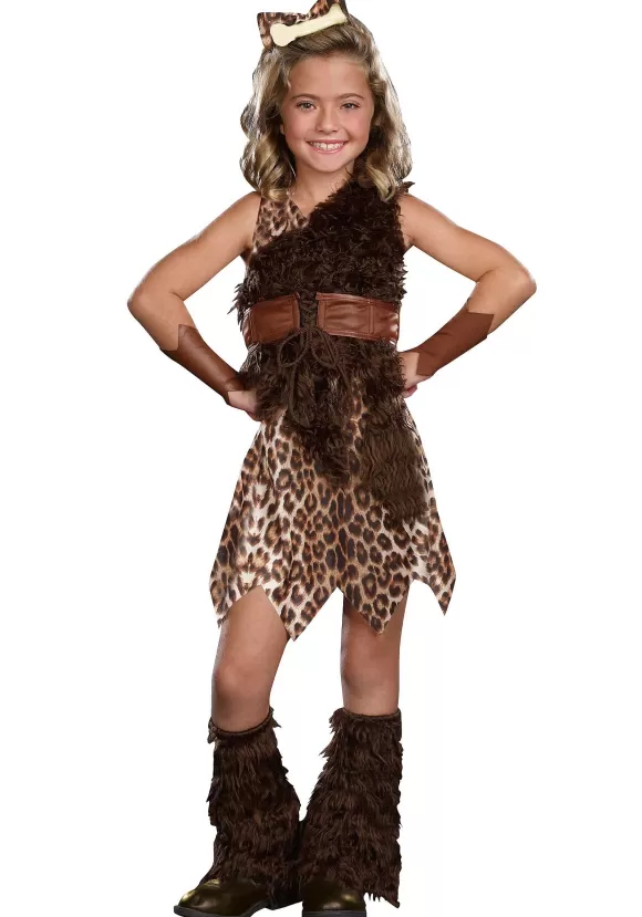 Outlet Dreamgirl Kids Cave Girl Cutie Costume