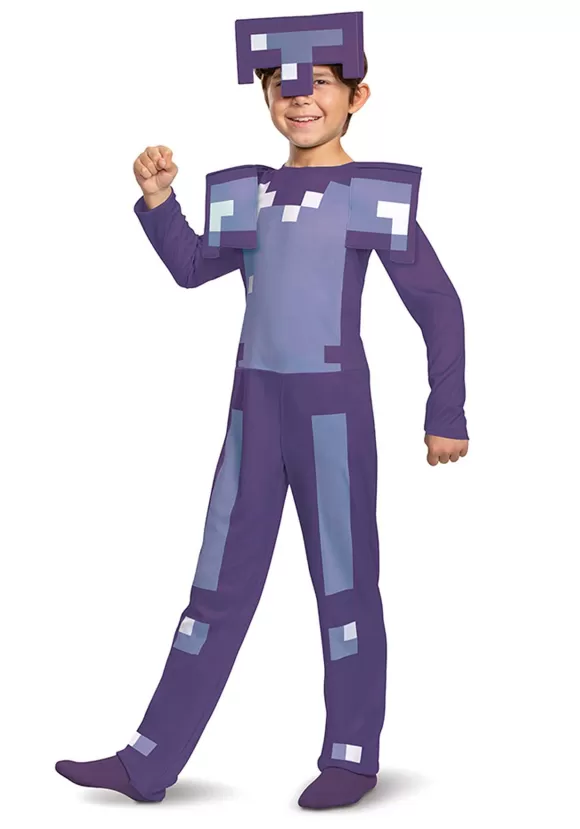 Cheap Disguise Kid'S Minecraft Enchanted Diamond Armor Classic Costume