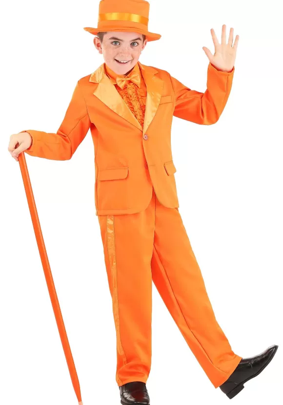 Hot FUN Costumes Kids Orange Tuxedo Costume