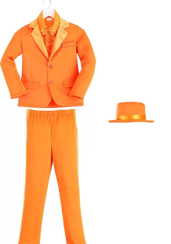 Hot FUN Costumes Kids Orange Tuxedo Costume