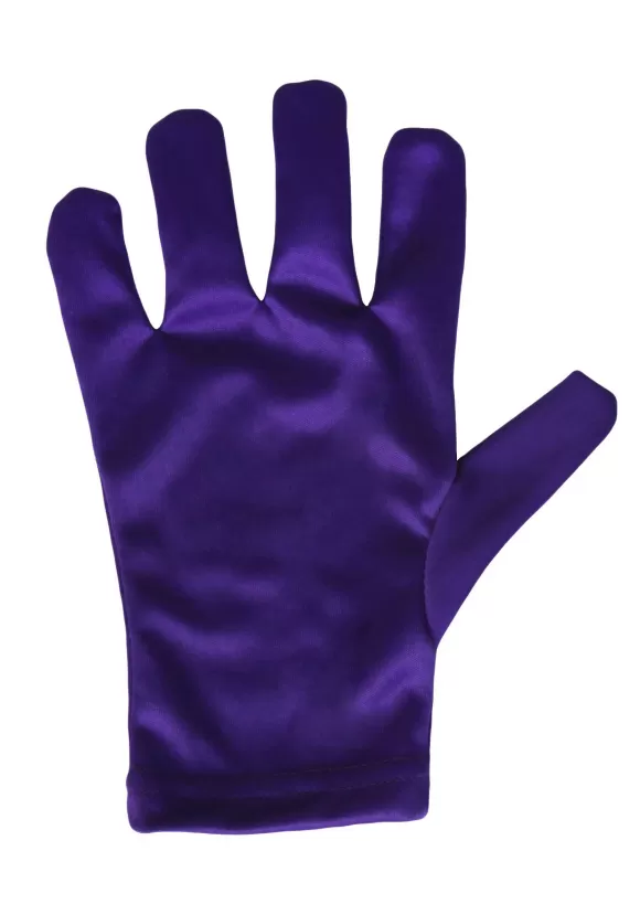 Cheap FUN Costumes Kids Purple Gloves