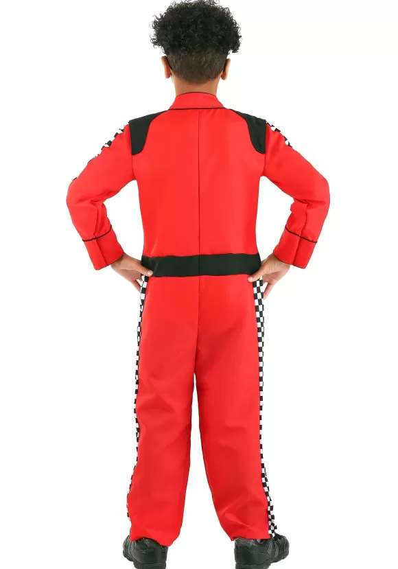 Hot FUN Costumes Kid'S Red Racer Jumpsuit Costume