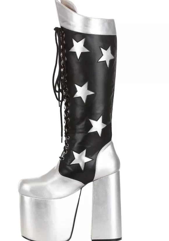 New FUN Costumes Kiss Starchild Boots For Men