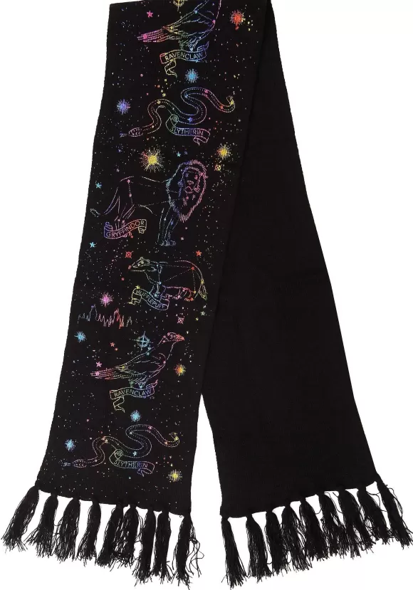 Discount FUN Costumes Knit Scarf Hogwarts House Emblem Constellations