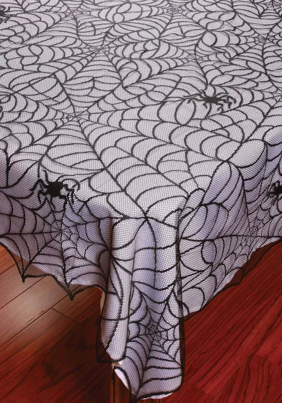 Clearance Fun World Lace Decorative Spiderweb Tablecloth