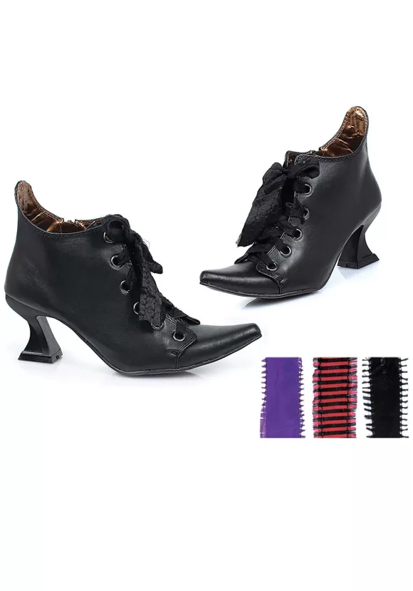 Best Sale Ellie Lace Up Women'S Witch Shoes