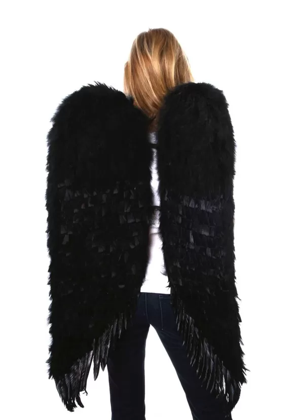 Outlet Zucker Feather Large Black Feather Angel Wings