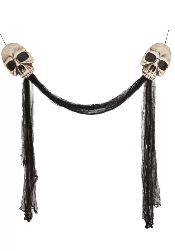 Cheap FUN Costumes Large Skull Archway Halloween Decoration