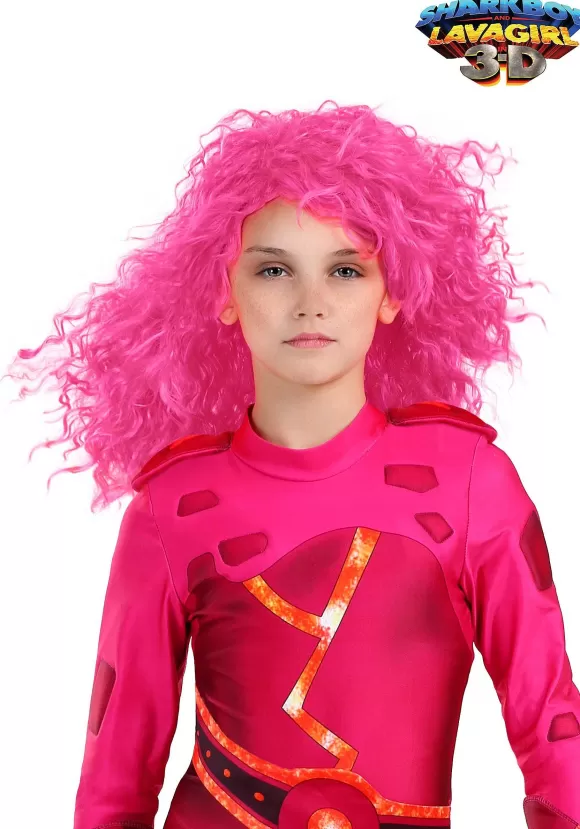 Cheap FUN Costumes Lavagirl Kids Wig