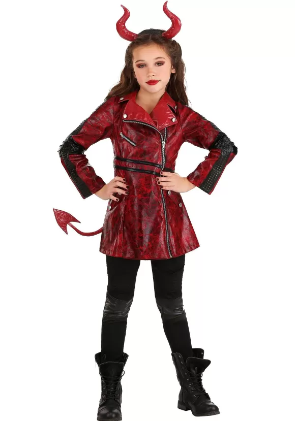 Outlet FUN Costumes Leather Girls Devil Costume