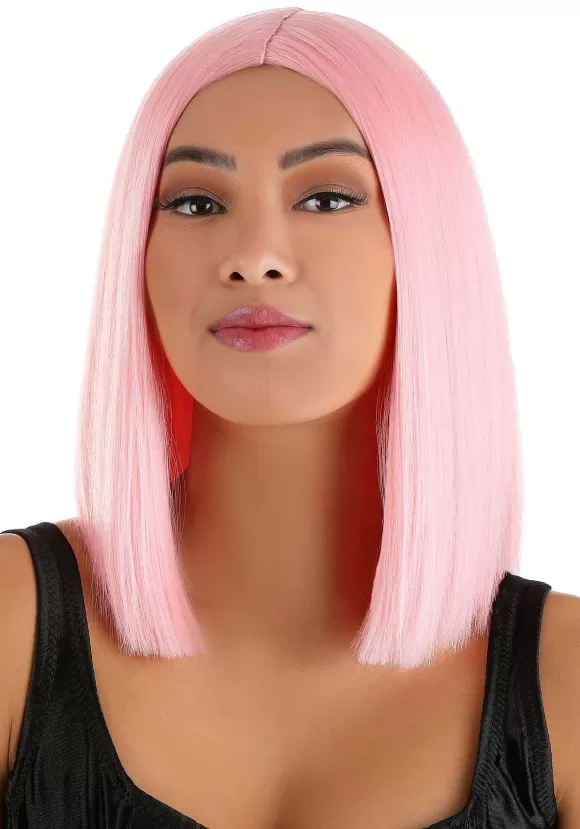 Cheap FUN Costumes Light Pink Women'S Long Bob Wig