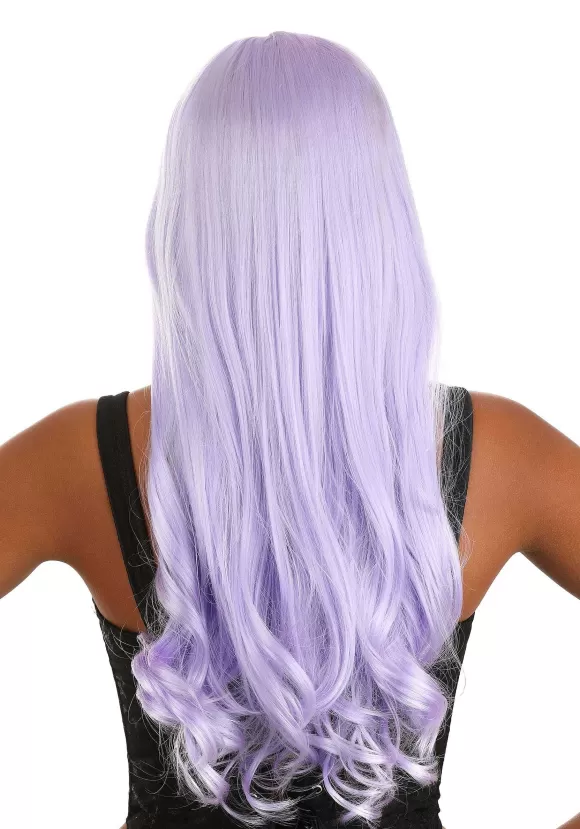 Store FUN Costumes Light Purple Long Wavy Wig For Women