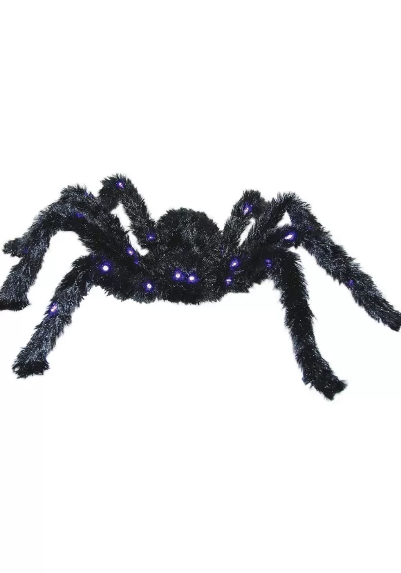 Sale Sunstar Industries Light Up Black Spider Halloween Decoration