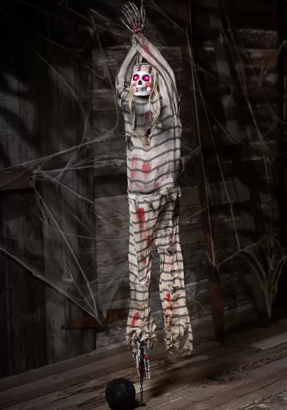 Best Funny Fashions Light Up Hanging Prisoner Skeleton