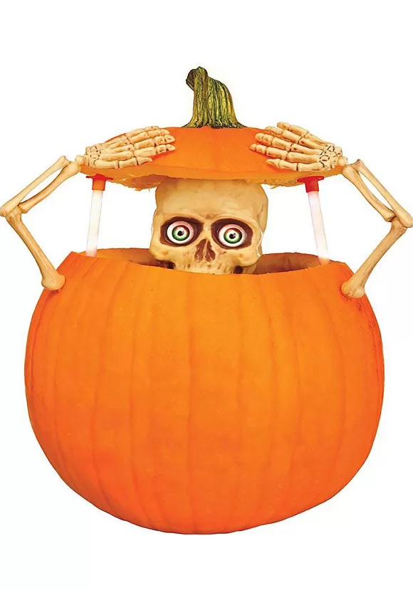 Store Fun World Light Up Skeleton Pumpkin Peeper Kit