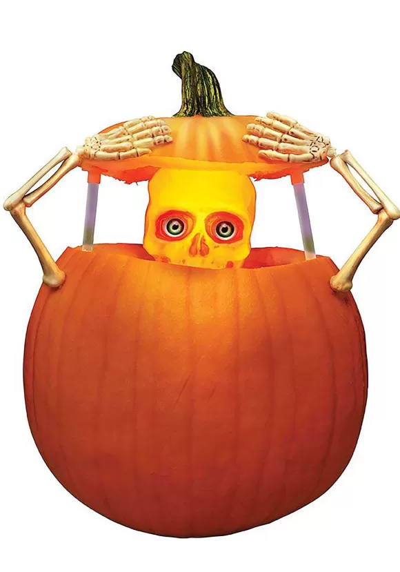 Store Fun World Light Up Skeleton Pumpkin Peeper Kit