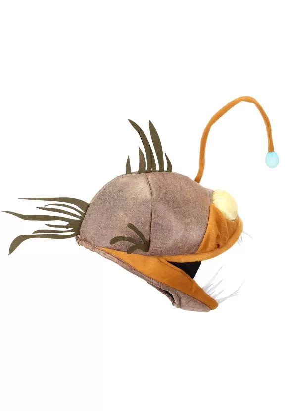 Cheap FUN Costumes Light-Up Angler Fish Jawesome Costume Hat For Adults