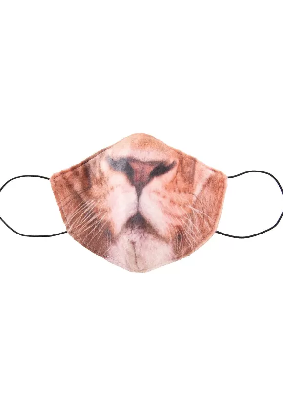 Flash Sale FUN Costumes Lion Sublimated Face Mask For Adults