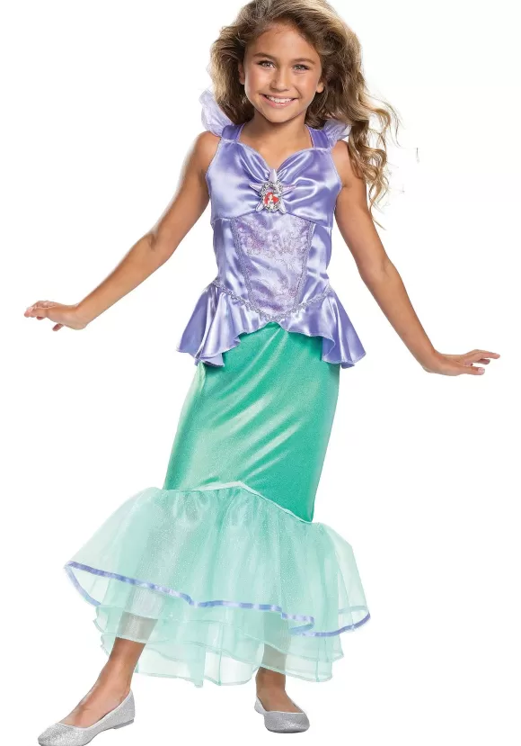 Store Disguise Little Mermaid Ariel Classic Costume For Girls