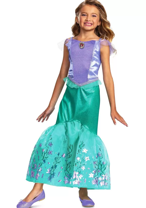 Best Sale Disguise Little Mermaid Deluxe Ariel Costume Dress For Girls