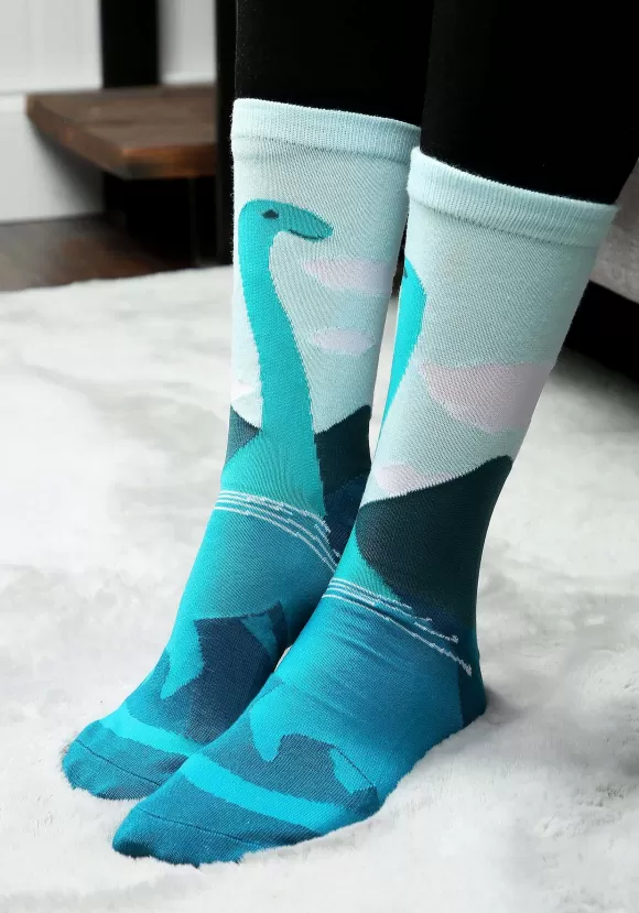 New FUN Costumes Loch Ness Monster Socks For Adults