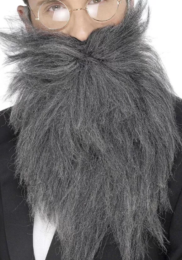 Clearance Smiffys Long Grey Beard And Mustache