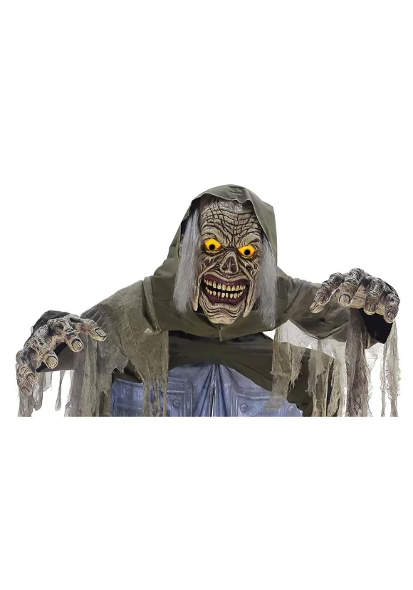 New Morris Costumes Looming Ghoul 10 Foot Animated Archway Prop