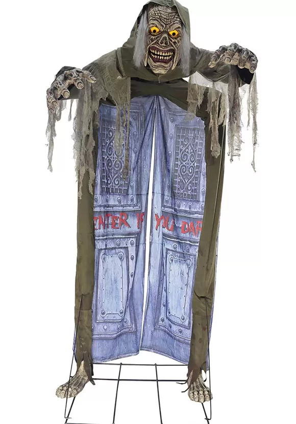 New Morris Costumes Looming Ghoul 10 Foot Animated Archway Prop