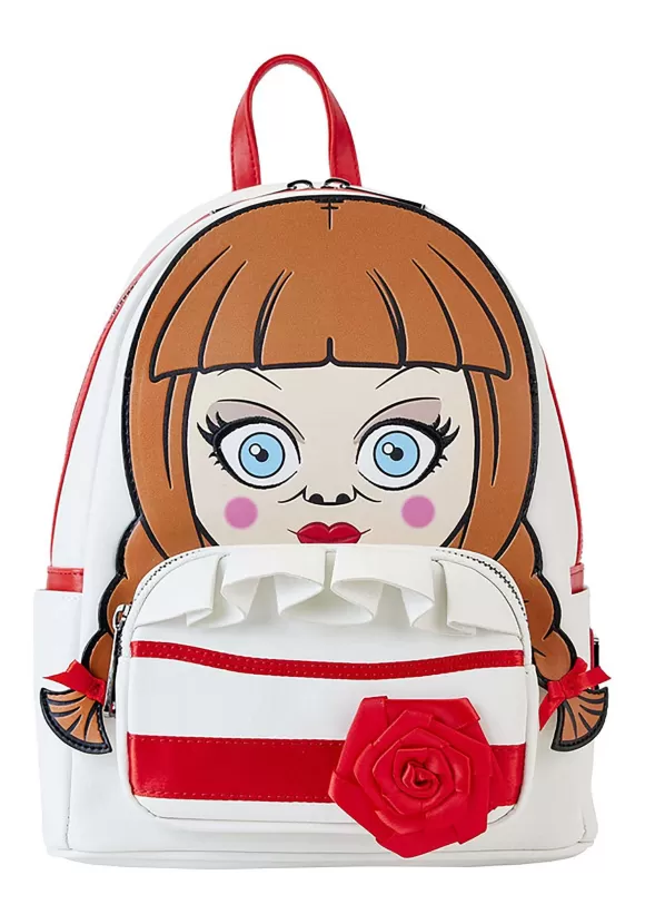 Hot Loungefly Warner Brothers Annabelle Cosplay Mini Backpack