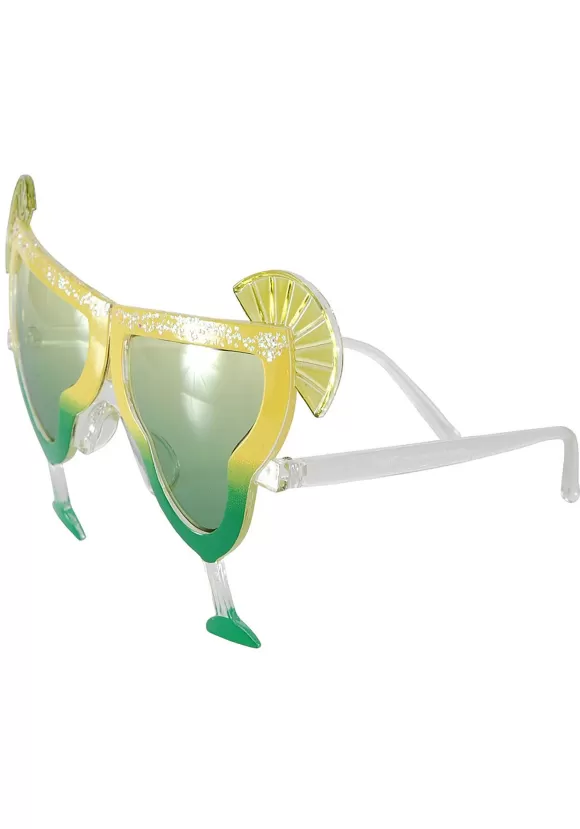 Discount FUN Costumes Margarita Yellow/Yellow-Green Eyeglasses