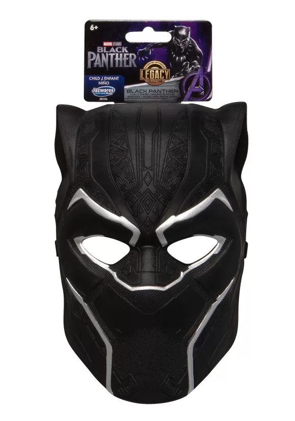 Sale Jazwares Marvel Black Panther Half Mask For Adults