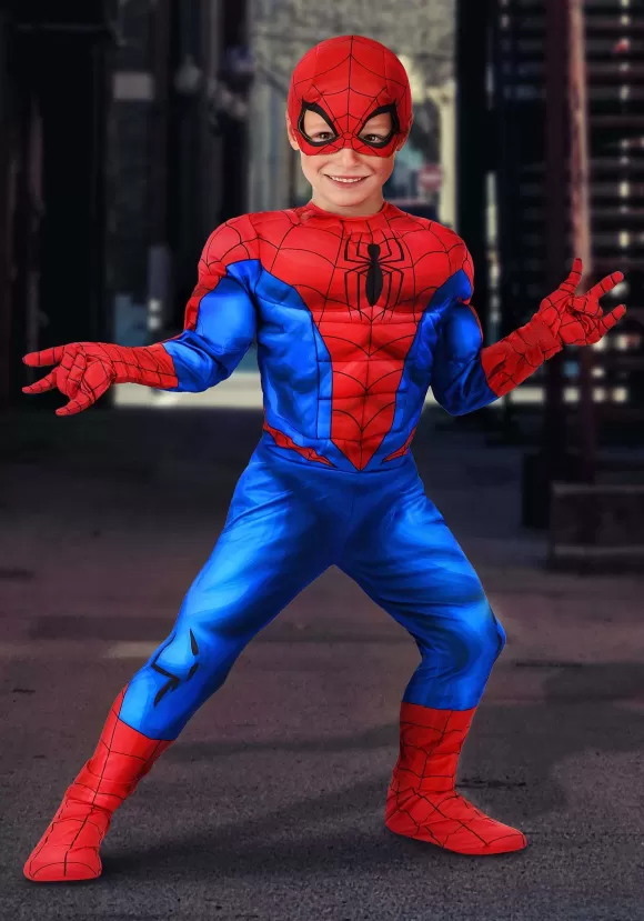 Shop Jazwares Marvel Spider-Man Toddler Costume For Boys