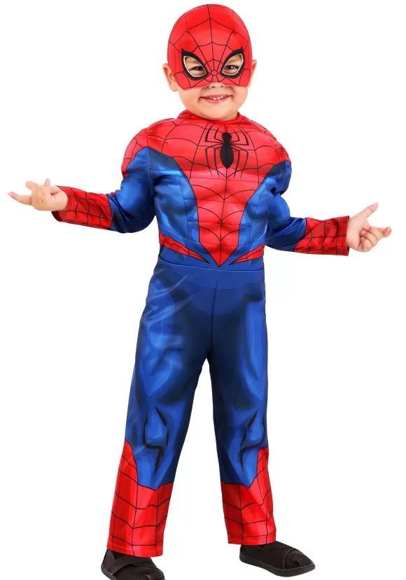 Shop Jazwares Marvel Spider-Man Toddler Costume For Boys