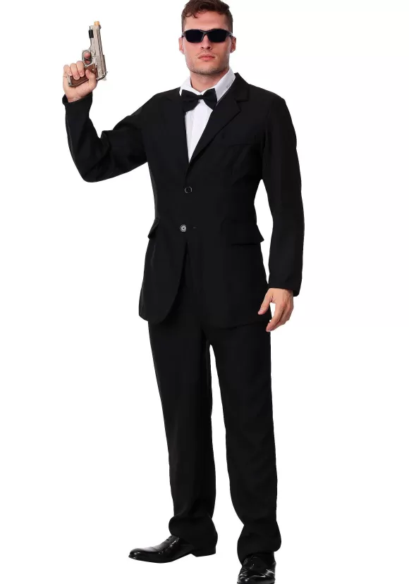 Cheap FUN Costumes Mens Black Suit Costume