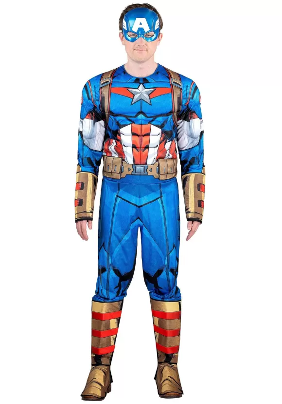 Cheap Jazwares Men'S Captain America Costume With Muscles