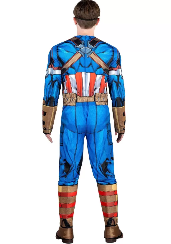 Cheap Jazwares Men'S Captain America Costume With Muscles