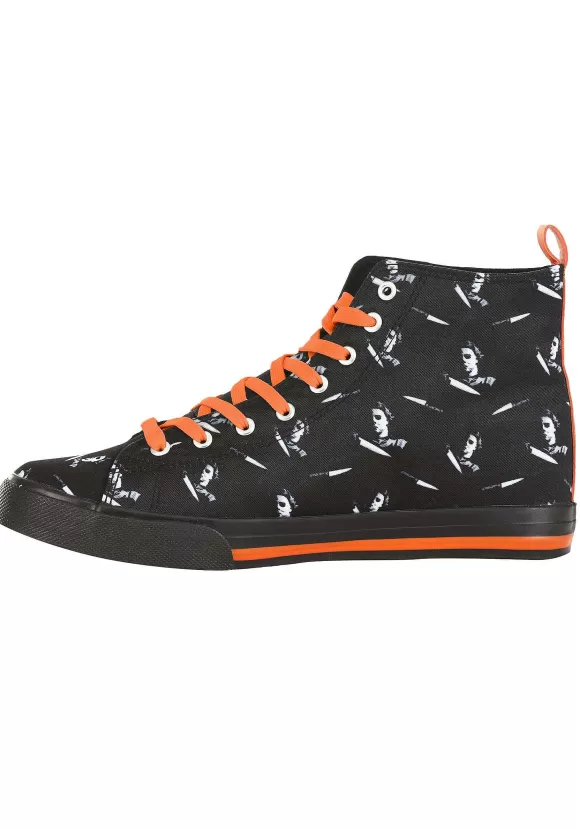 Best FUN Wear Michael Myers Halloween High Top Shoes