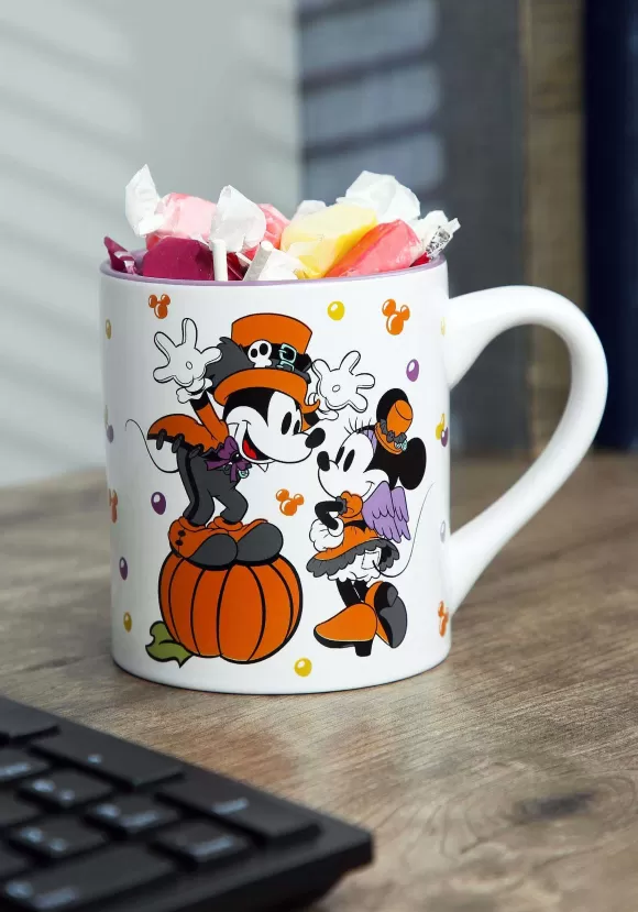 Cheap Silver Buffalo Mickey And Minnie Mouse Let'S Party Disney Halloween Mug